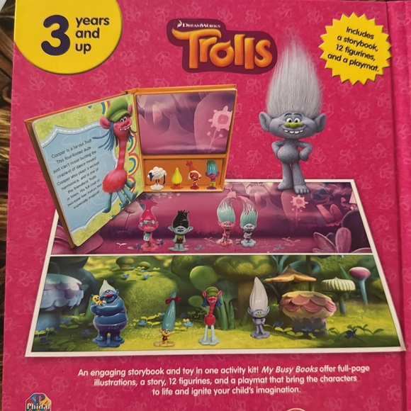 Dreamworks Trolls my busy books with 12 characters - Picture 2 of 5